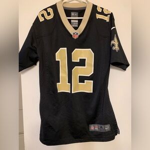 NFL Black and White On-Field Jersey Tag Detail